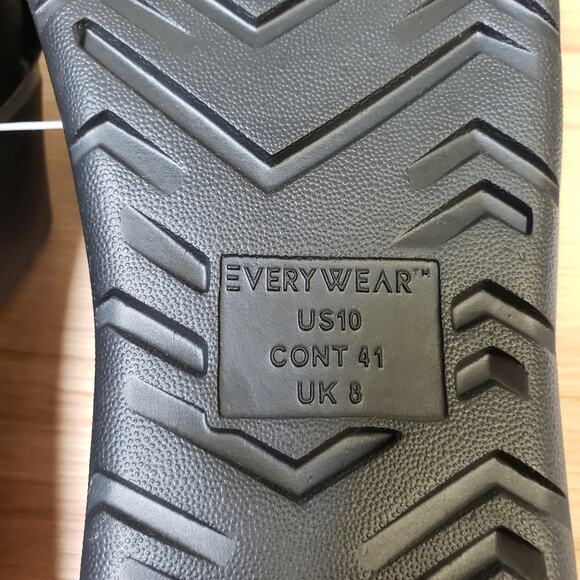 Totes Women's 10‎ Everywear Crossover Slide Sandals Black Lightweight Waterproof - Picture 6 of 7